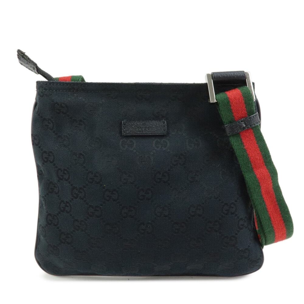 Gucci GG Supreme Crossbody Bag Black
